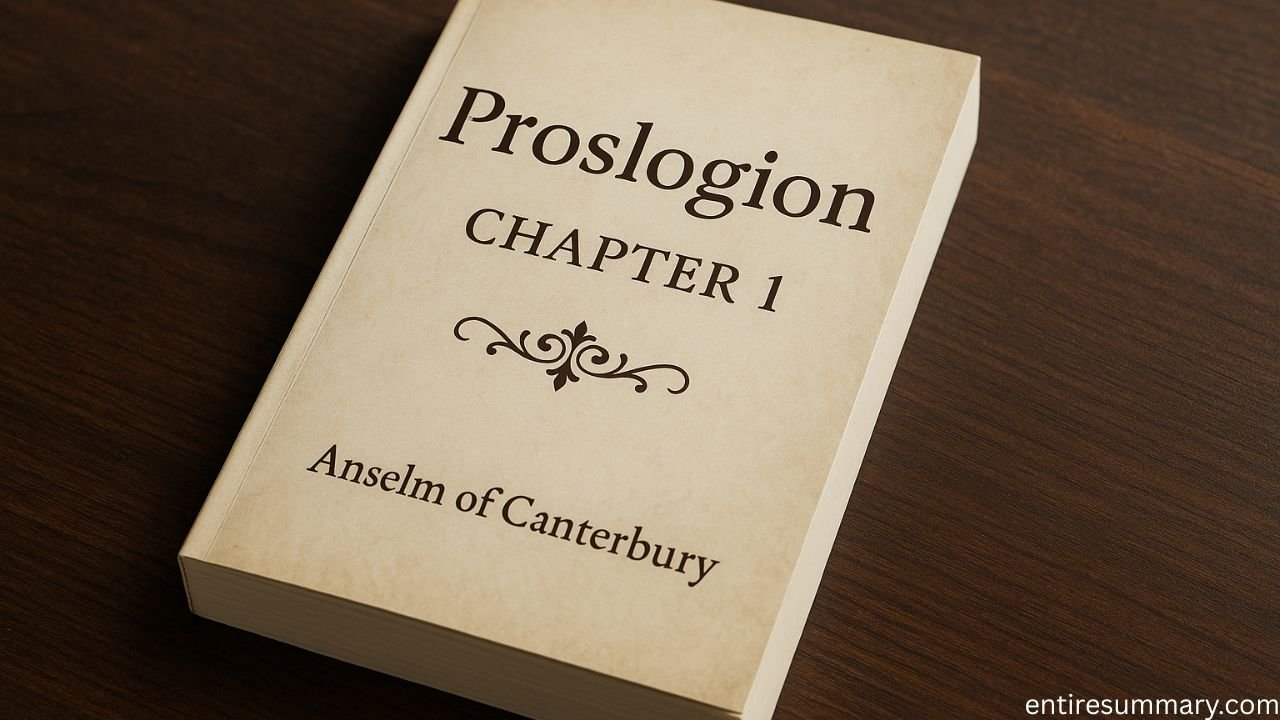 Proslogion Chapter 1