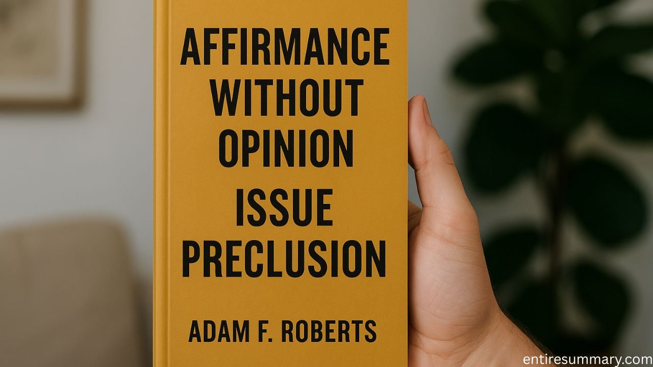 Affirmance Without Opinion Issue Preclusion