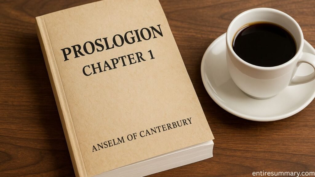 Proslogion Chapter 1